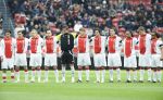 06-04-2008 VOETBAL: EREDIVISIE: AJAX- DE GRAAFSCHAP: AMSTERDAM 
Een minuut stilte voor Jeu Sprengers

Foto: Sander Chamid