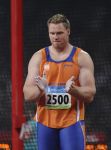 19-08-2008 ATLETIEK:OLYMPISCHE SPELEN 2008:BEIJING
Rutger Smith tijdens het discuswerpen

Foto: Soenar Chamid
