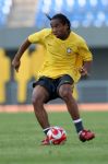 03-08-2008 VOETBAL:TRAINING BRAZILIE:SHENYANG
(NETHERLANDS ONLY)
Anderson.

Foto: CSPA