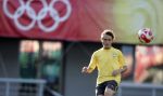 03-08-2008 VOETBAL:TRAINING BRAZILIE:SHENYANG
(NETHERLANDS ONLY)
 Rafinha

Foto: CSPA