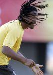 03-08-2008 VOETBAL:TRAINING BRAZILIE:SHENYANG
(NETHERLANDS ONLY)
Ronaldinho

Foto: CSPA