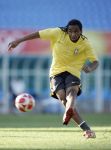 03-08-2008 VOETBAL:TRAINING BRAZILIE:SHENYANG
(NETHERLANDS ONLY)
Anderson. 

Foto: CSPA