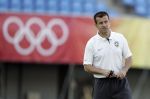 03-08-2008 VOETBAL:TRAINING BRAZILIE:SHENYANG
(NETHERLANDS ONLY)
 Dunga

Foto: CSPA