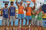 22-08-2010 BEACHVOLLEYBAL: NK BEACHVOLLEYBAL: SCHEVENINGEN 
Reinder Nummerdor en Richard Schuil zijn voor de 4e keer op rij Nederlands Kampioen Beachvolleybal

Foto: Ren� Pieterse