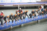 29-08-2010 TRIATHLON:ITU PREMIUM EUROPEAN  CUP ELITE:ALMERE
start zwemmen

Foto:Soenar Chamid