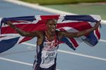 31-07-2010 ATLETIEK:EUROPEAN CHAMPIONSHIPS:BARCELONA

Mo Farah (GBR) wint de 5000 meter in 13,31.18.

Foto: Peter van der Ham