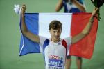 28-07-2010 ATLETIEK:EUROPEAN CHAMPIONSHIPS:BARCELONA
Christophe Lemaitre FRA wint bij de mannen de 100 meter

Foto: Margarita Bouma