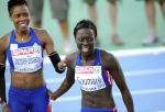 31-07-2010 ATLETIEK:EUROPEAN CHAMPIONSHIPS:BARCELONA
Myriam Soumare FRA wint de 300 meter bij de vrouwen

Foto: Margarita Bouma
