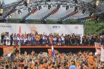 13-07-2010 VOETBAL: HULDIGING NEDERLANDS TEAM MUSEUM PLEIN: AMSTERDAM
Overzicht Museumplein, Oranje publiek

Foto: Sander Chamid