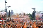 13-07-2010 VOETBAL: HULDIGING NEDERLANDS TEAM MUSEUM PLEIN: AMSTERDAM
Overzicht Museumplein, Oranje publiek

Foto: Sander Chamid