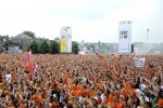 13-07-2010 VOETBAL: HULDIGING NEDERLANDS TEAM MUSEUM PLEIN: AMSTERDAM
Overzicht Museumplein, Oranje publiek

Foto: Sander Chamid