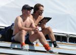 05-09-2010 : HOCKEY : BDO FIH WORLD CUP HOCKEY WOMEN 2010 : JAPAN - INDIA : ROSARIO (ARGENTINIE)
De assistent trainers Jeroen Delmee en Alexander Cox.
Foto : Ben Haeck
