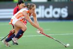 07-09-2010 : HOCKEY : BDO FIH WORLD CUP HOCKEY WOMEN 2010 : NEDERLAND - JAPAN : ROSARIO (ARGENTINIE)
Kelly Jonker.
Foto : Ben Haeck