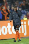 07-09-2010 VOETBAL:EK KWALIFICATIE 2012 NEDERLAND-FINLAND:ROTTERDAM
Rafael van der Vaart verlaat teleurgesteld het veld

Foto:Soenar Chamid