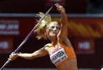 23-08-2015 ATLETIEK: IAAF WORLD CHAMPIONSHIPS: BEIJING PEKING
Nadine Broersen (NED) tijdens het speerwerpen

Foto: Soenar Chamid