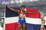 23-08-2023 ATLETIEK: WK BOEDAPEST
Marileidy Paulino (DOM) gold medallist 400m women final during the 19th edition World Athletics Championships on August 23, 2023 in the National Athletics Centre in Budapest, Hungary  
Photo by SCS/Soenar Chamid
