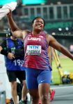 22-08-2023 ATLETIEK: WK BOEDAPEST
Shanice Tausaga (USA) the new world champion discus during the 19th edition World Athletics Championships on August 22, 2023 in the National Athletics Centre in Budapest, Hungary  
Photo by SCS/Soenar Chamid