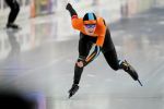 28-12-2021 SCHAATSEN: OLYMPISCH KWALIFICATIE TOERNOOI: HEERENVEEN
Isabelle Grevelt in actie op de eerste 500 meter
Photo by SCS/Soenar Chamid