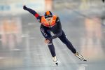 28-12-2021 SCHAATSEN: OLYMPISCH KWALIFICATIE TOERNOOI: HEERENVEEN
Selma Poutsma (NED) in actie op de eerste 500 meter bij de vrouwen
Photo by SCS/Soenar Chamid
