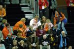 12-02-2006 SCHAATSEN:OLYMPISCHE WINTERSPELEN:TORINO
Prins Willem Alexander, Maxima en de kinderen aanwezig op de tribune

Foto: Soenar Chamid