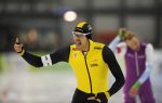 18-01-2015 SCHAATSEN: KPN NK SPRINT: GRONINGEN
Hein Otterspeer (Team Lottonl-Jumbo) is de nieuwe kampioen sprint

Foto: Soenar Chamid