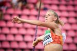 13-07-2018 ATLETIEK: WK JUNIOREN: TAMPERE (FIN)
Marijke Esselink kwam tot 41.80 meter bij het speerwerpen.

Foto: SCS/Erik van Leeuwen