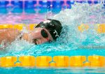 18-06-2022 ZWEMMEN: WK BOEDAPEST HONGARIJE
Kathy Ledecky (USA) gold medallist womens 400m Freestyle during the 19th FINA  World Aquatics Championships on June 18, 2022 at the Duna Arena in Budapest, Hungary
Photo by SCS/Soenar Chamid