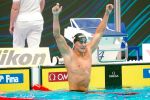 19-06-2022 ZWEMMEN: WK BOEDAPEST HONGARIJE
Nicolo Martinenghi gold medallist on mens 100m breaststroke during the 19th FINA World Aquatics Championships on June 19, 2022 at the Duna Arena in Budapest, Hungary
Photo by SCS/Soenar Chamid