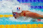 18-06-2022 ZWEMMEN: WK BOEDAPEST HONGARIJE
Marie Wattel (FRA) competes in heats women 100m butterfly during the 19th FINA  World Aquatics Championships on June 18, 2022 at the Duna Arena in Budapest, Hungary
Photo by SCS/Soenar Chamid